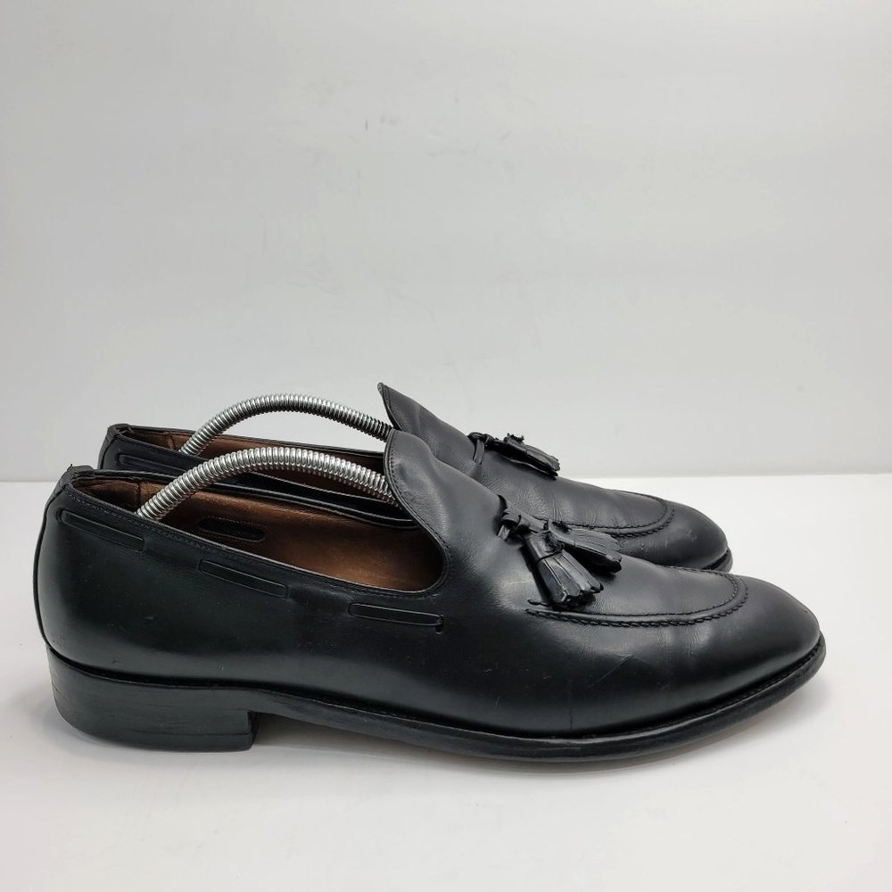 Allen Edmonds Saratoga 8703 Black Leather Loafers Men's Dress Shoes US Size 12A